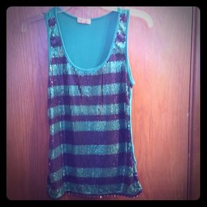 Body Central sequined tank top